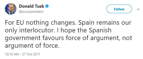 EU- Donald Tusk- Tweet