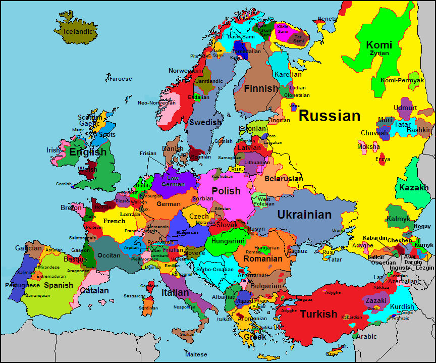 What Are The Three Major Languages Of Europe