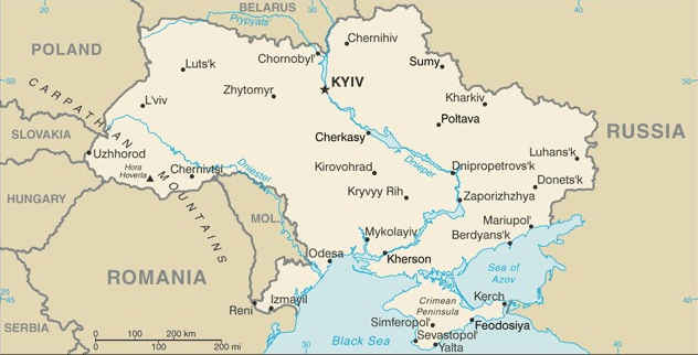 Ukraine-Russia Map