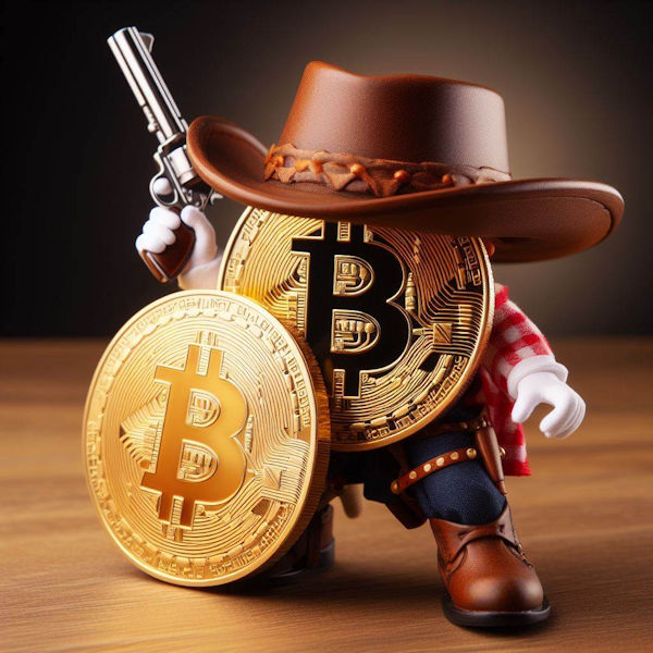 Wild West Bitcoin Cowboy
