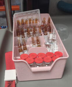 ampoules and vials