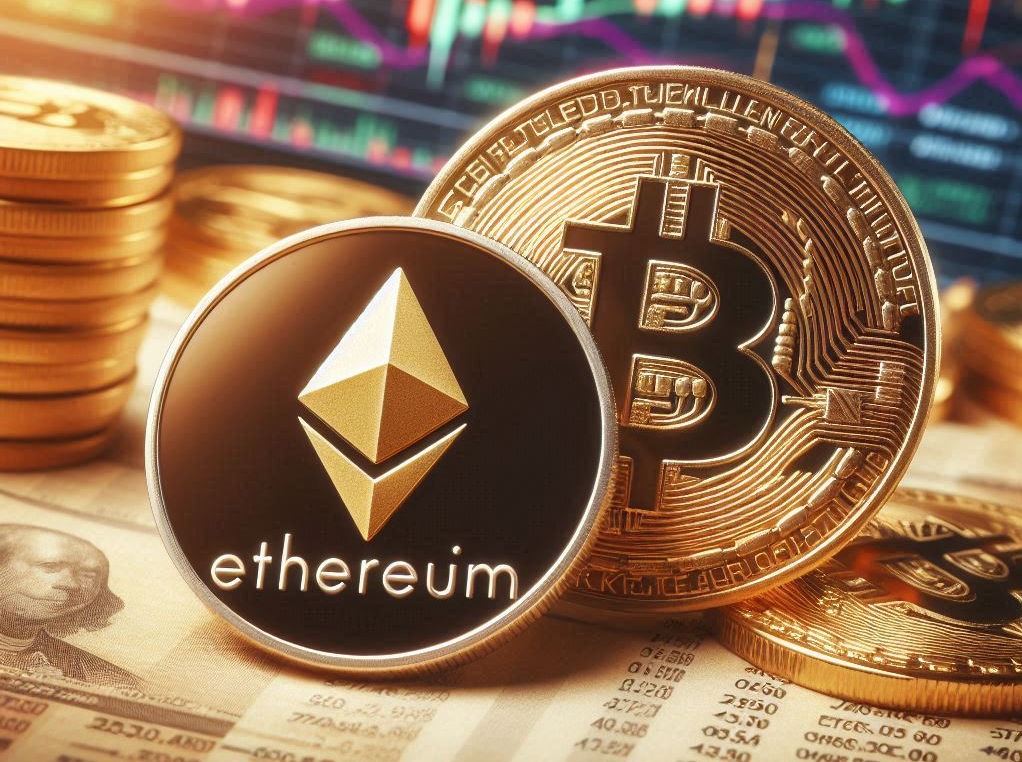 ETH and BTC coins